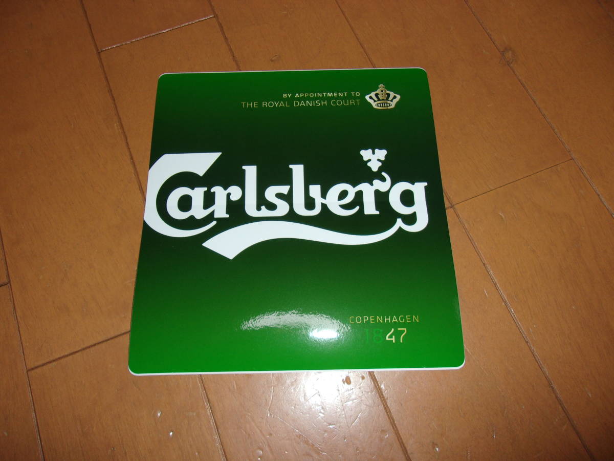 ビールサーバー用　カールスバーグ　Carlsberg　シール　　希少　小_画像1