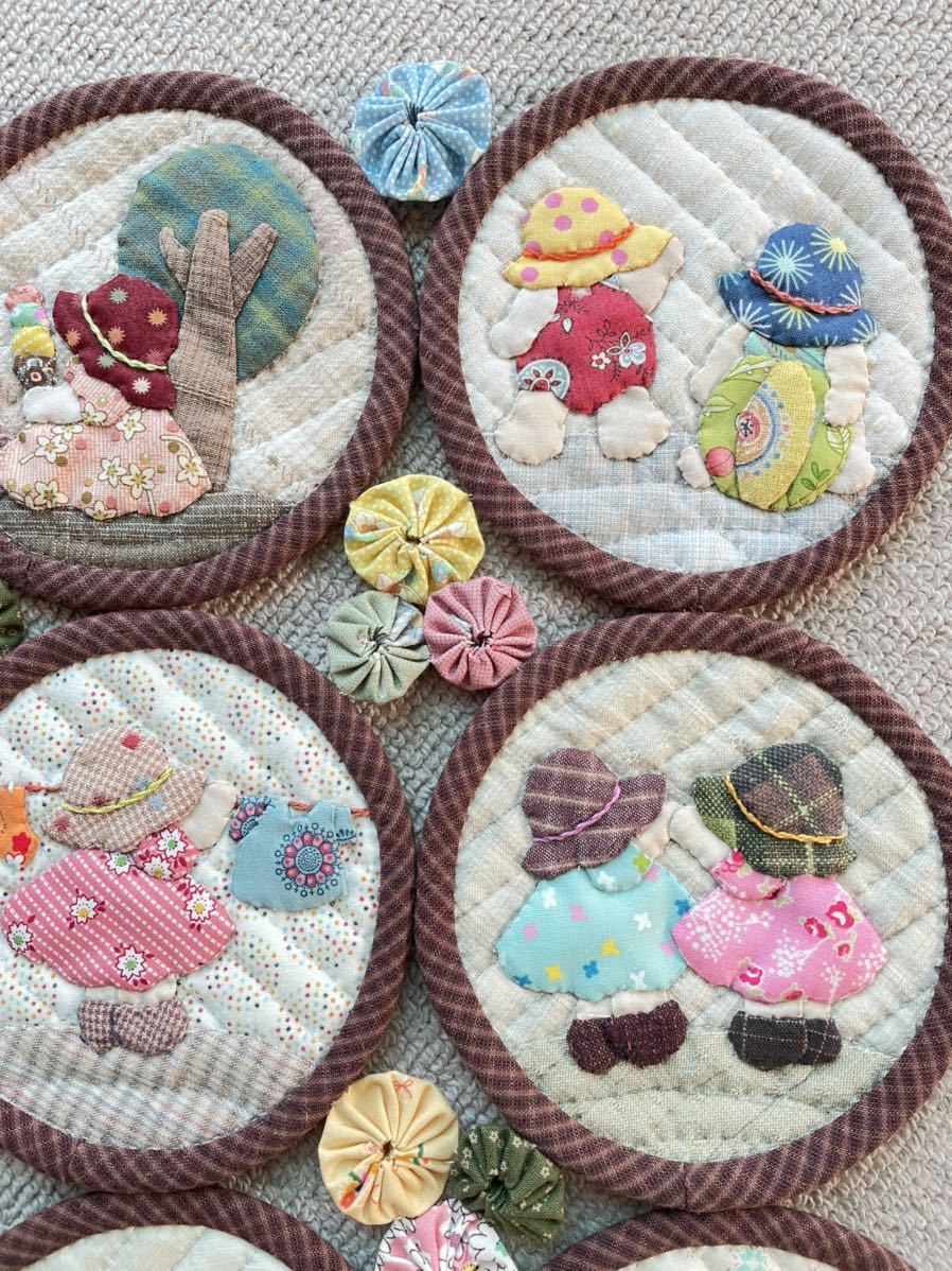 スーちゃんのハンドメイドのタペストリー 手作り キルト パッチ スーちゃんのハンドメイドのタペストリー 手作り キルト パッチ