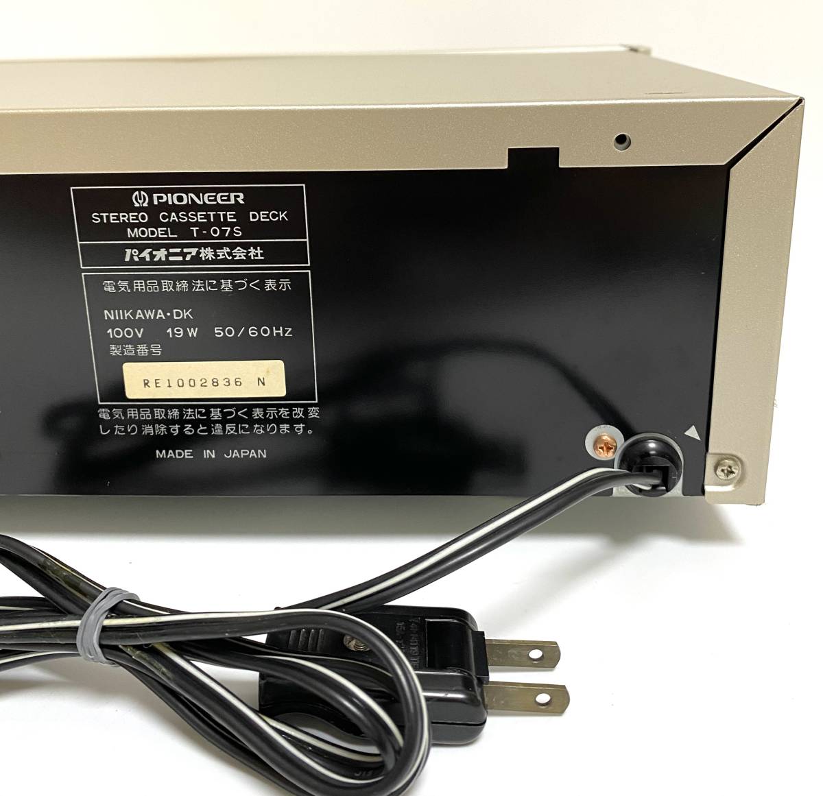 ☆高級機種☆ Pioneer パイオニア T-07S 3ヘッドシングルカセット
