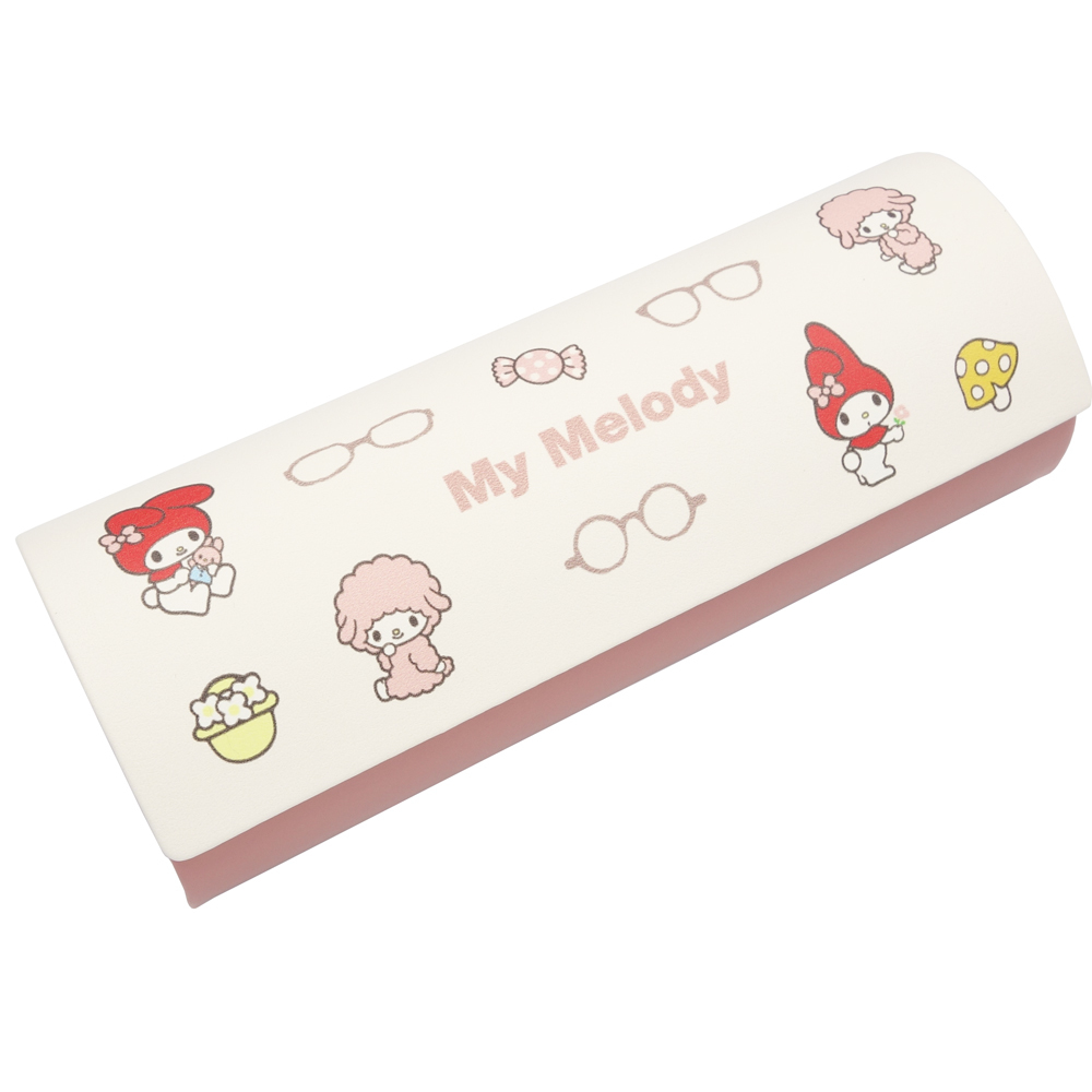 ** Sanrio glasses case My Melody my Suite piano glasses case magnet type semi hard Cross attaching **