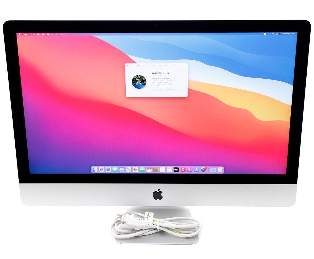 大勧め iMac Retina 4K, 21.5-inch, 2019 Core i5 3.0GHz 8GB SSD 1TB