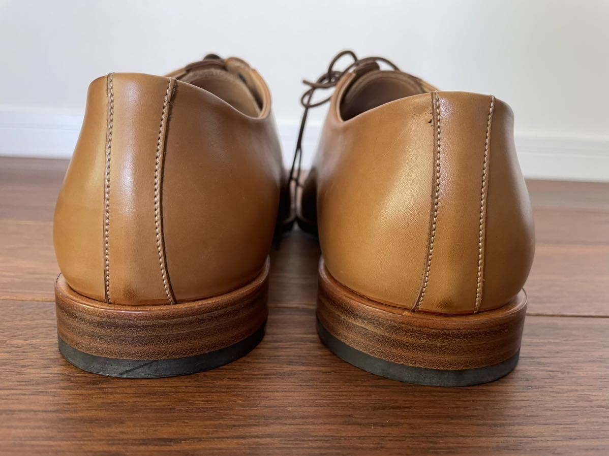 新品○Santoni サントーニ○メンズ ビジネス シューズ 紐 靴 レザー 革 7 27 イタリア製_画像6