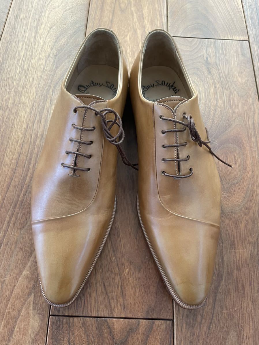 新品○Santoni サントーニ○メンズ ビジネス シューズ 紐 靴 レザー 革 7 27 イタリア製_画像2