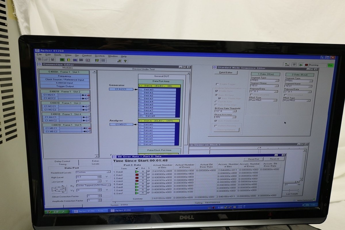 【正常動作品】Agilent 81250A 3.35GB/s 6ch ParBERT システム 2_画像9