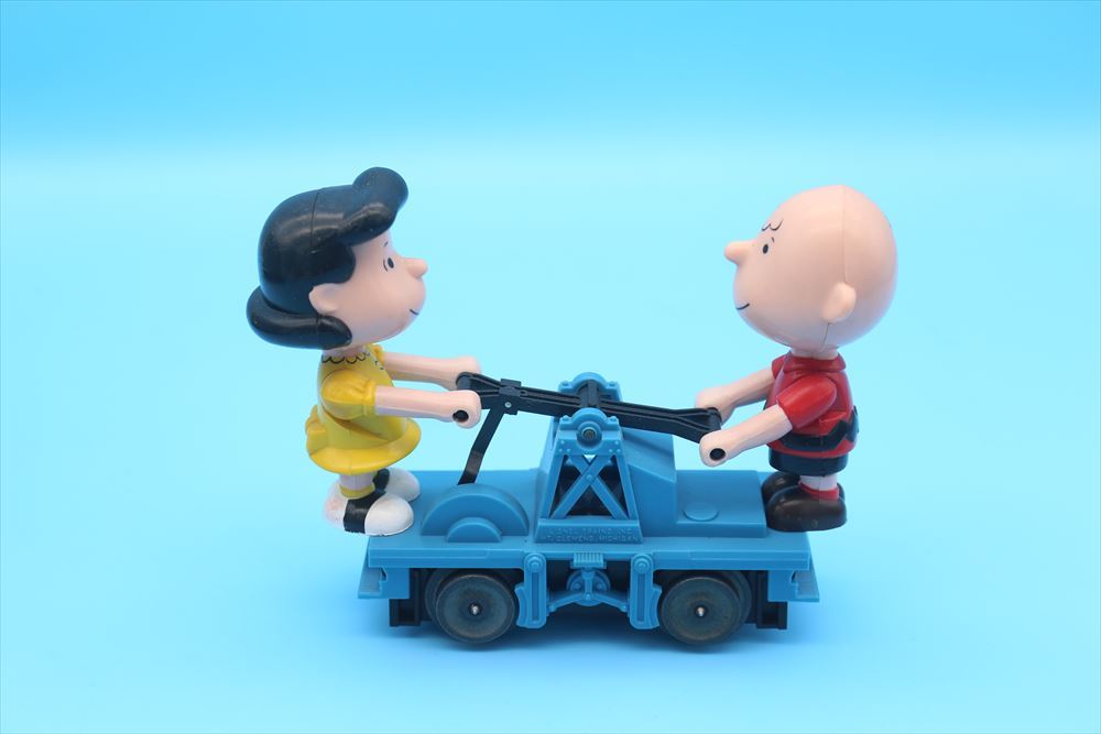 90s Lionel Charlie brown & Lucy HANDCAR/ヴィンテージ スヌーピー/チャーリーブラウン/ルーシー/ハンドカー/170803416_画像4