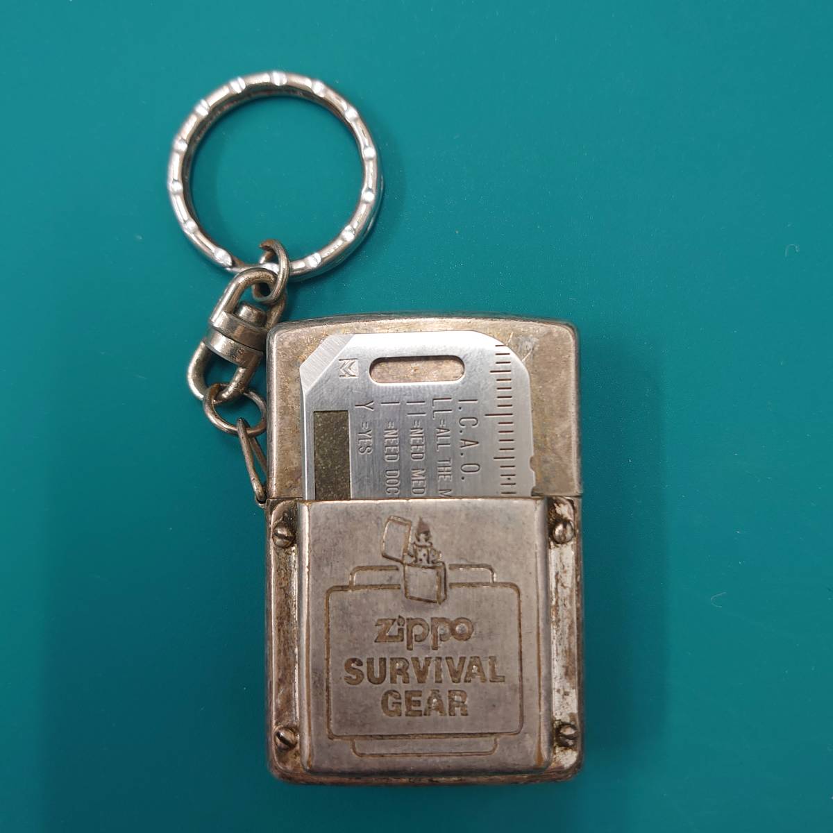 Yahoo!オークション - ＃441E【激レア！ ZiPPO SURVIVAL GEA...