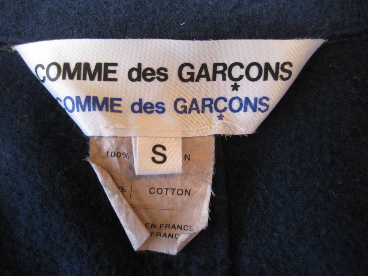 COMME DES GARONS COMME DES GARONS コムデギャルソンコムデギャルソン 丸エリジャケット Made In Franceの画像3