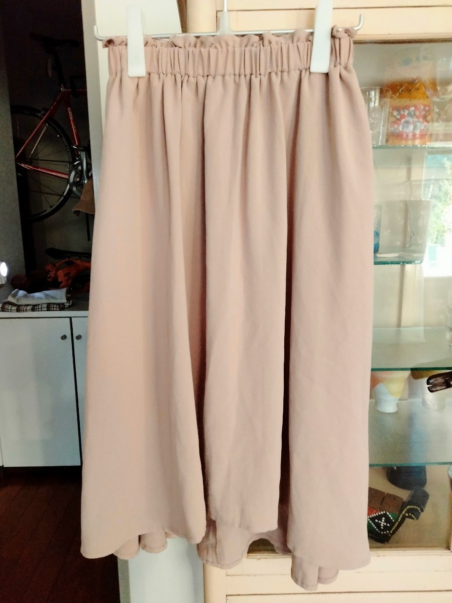◆超美品　chocolraffine robe  春色ベビーピンクのロングスカート◆