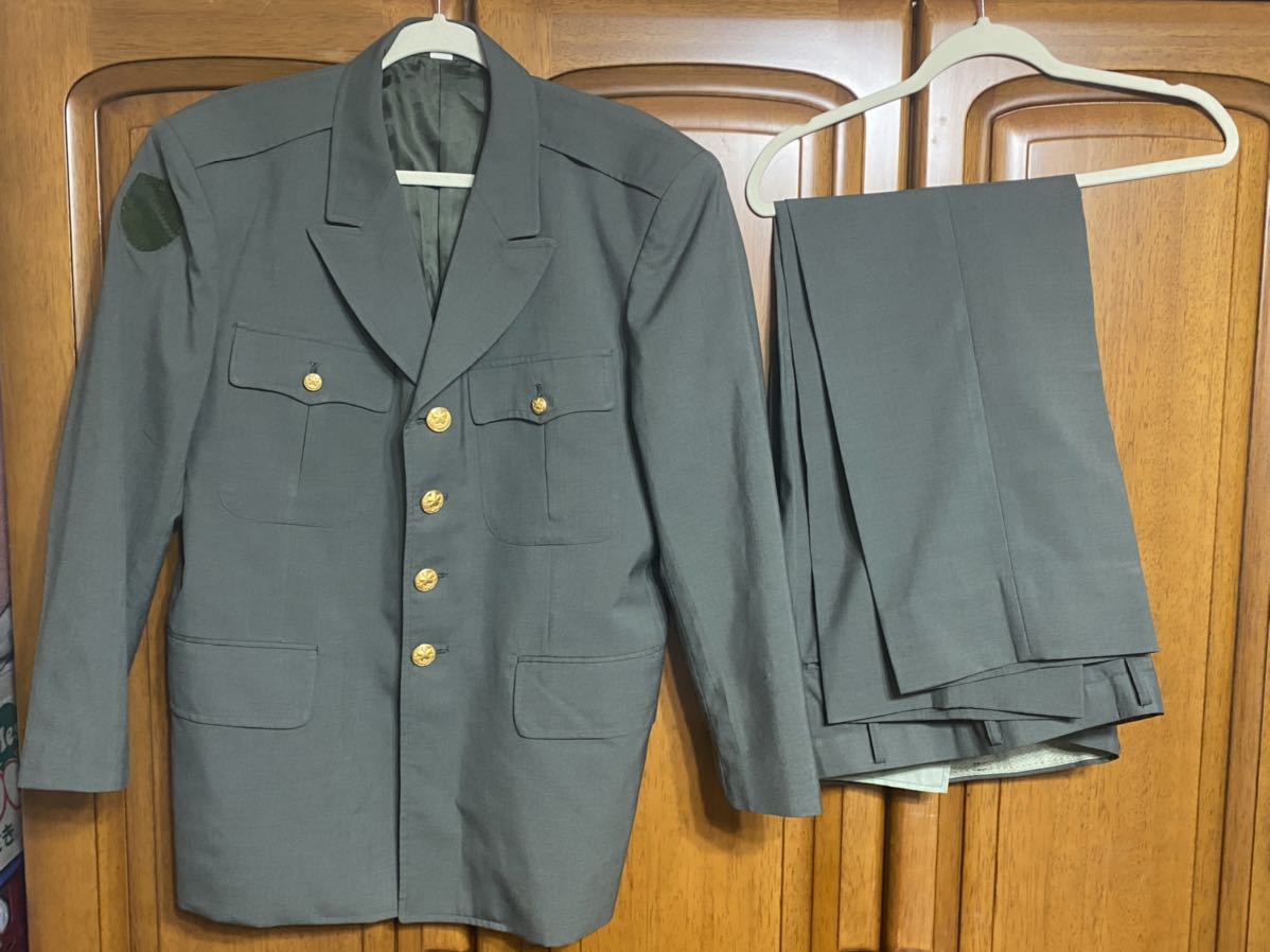 陸上自衛隊 春夏用91式制服 上下 曹士用 化学科 三等陸曹 PX品 陸上自衛隊 春夏用91式制服 上下 曹士用 化学科 三等陸曹 PX品