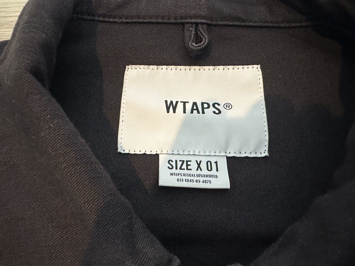 WTAPS ダブルタップス 20AW BUDS LS 長袖シャツ 黒 01 Sサイズ ほぼ 