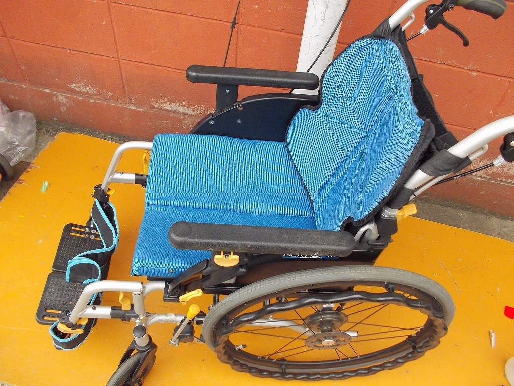 KS-22-1003-08 レッグサポート代用品 車椅子 車いす 自走式 ネクストコア アジャスト NEXT-51B 松永製作所 座幅38cm