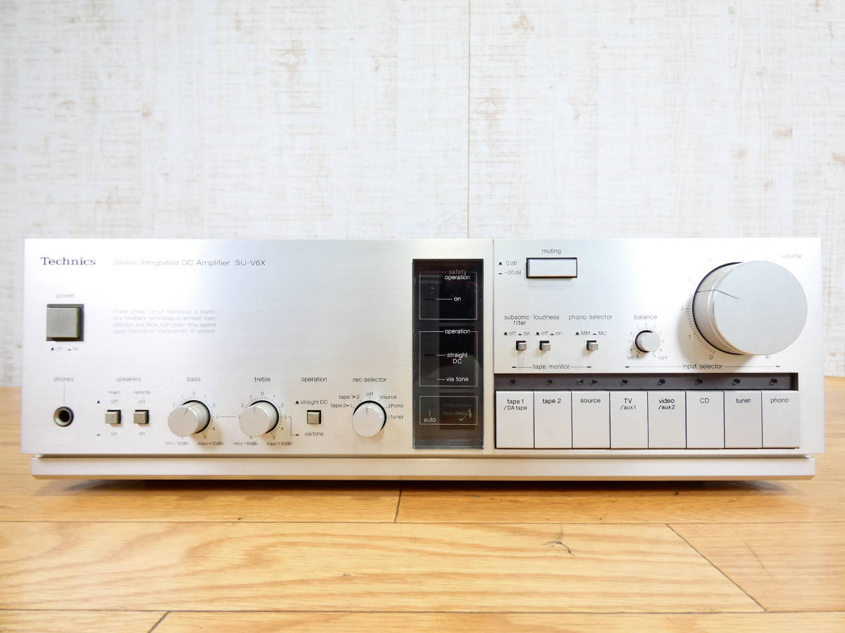 ヤフオク! - Technics テクニクス SU-V6X ステレオアンプ...