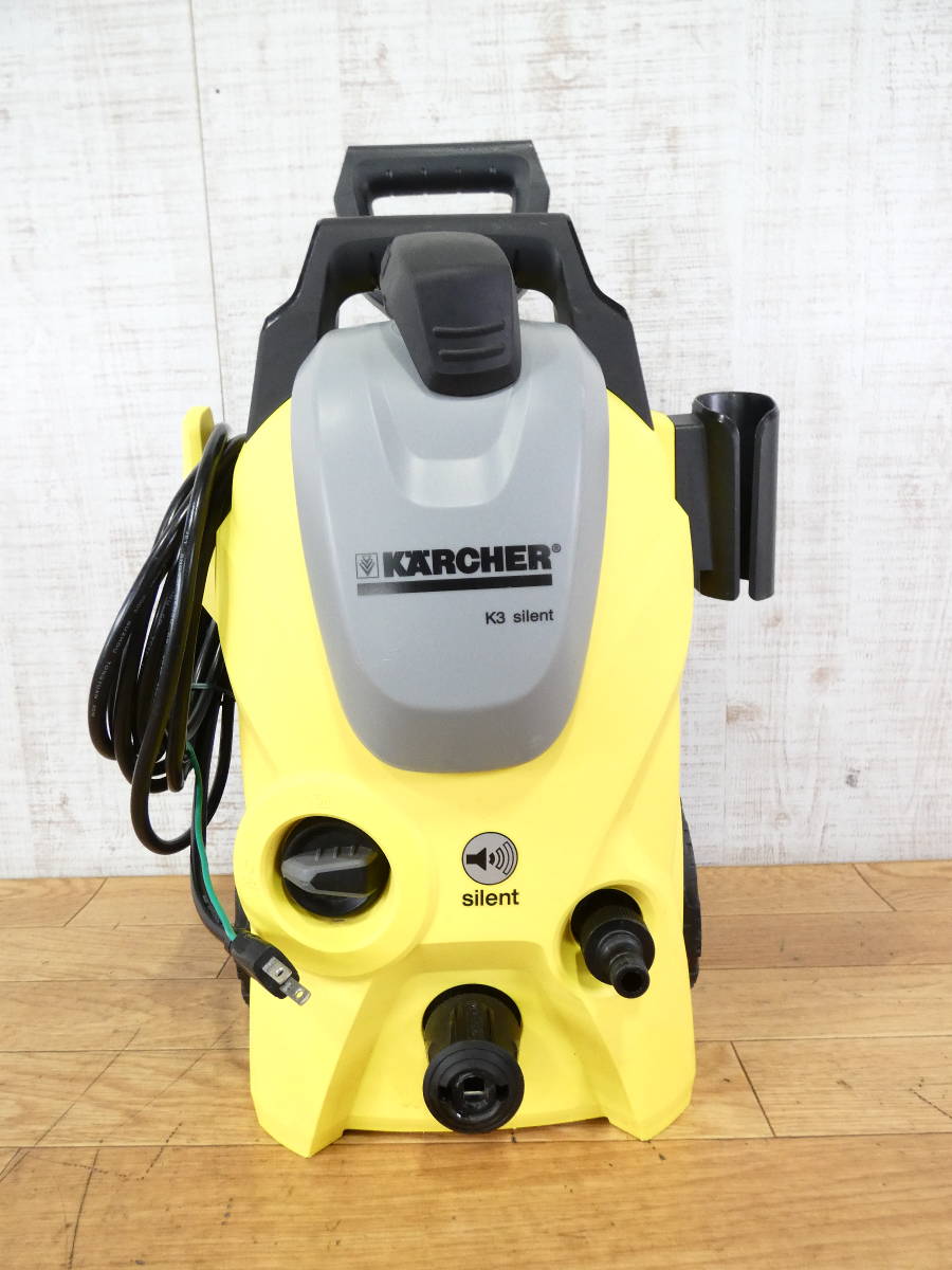 ■KARCHER ケルヒャー 家庭用高圧洗浄機 K3 SILENT K3サイレント 50Hz 2016製 水道ホース欠品 動作確認済@140 5