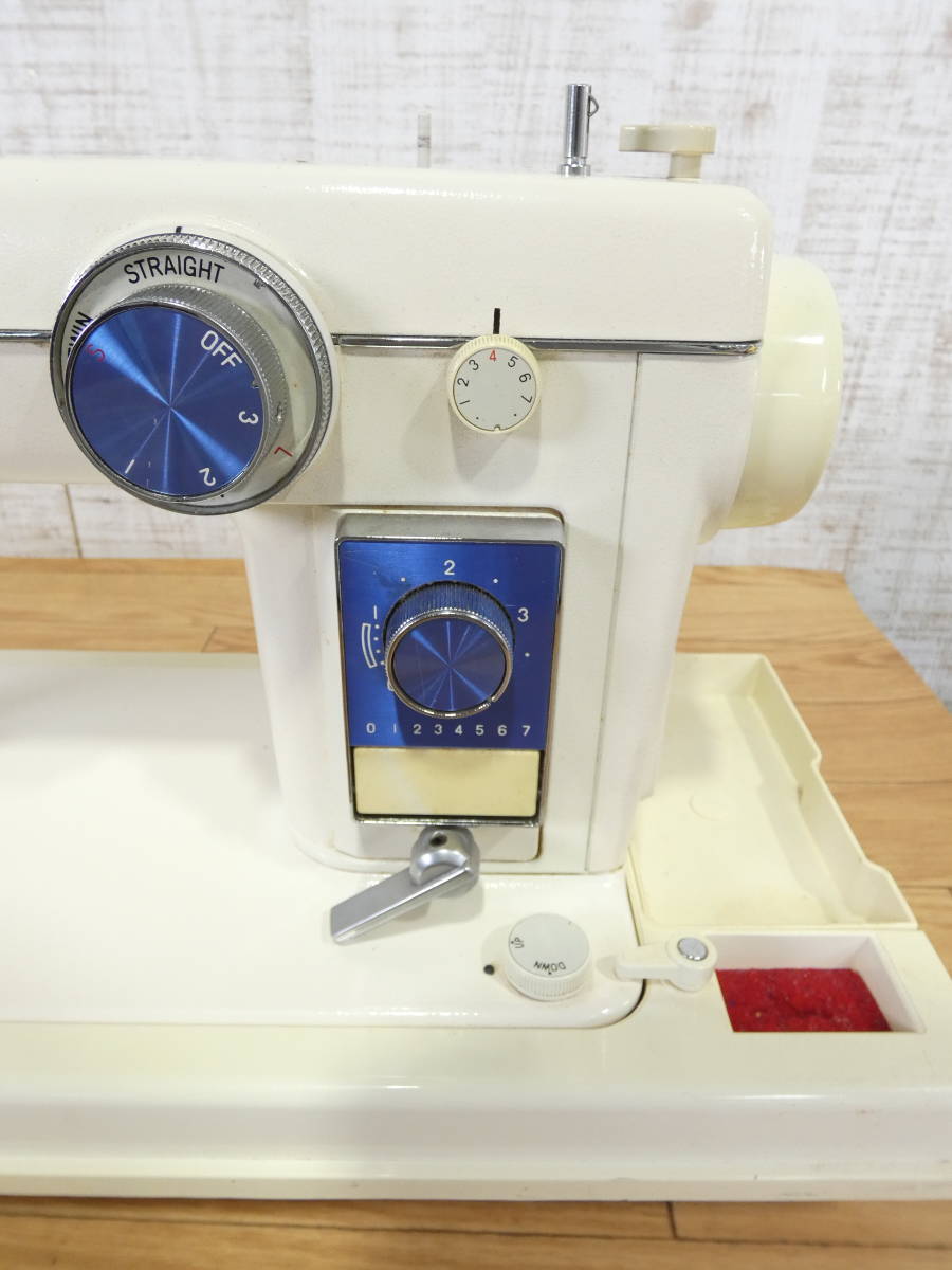 JANOME ジャノメ MODEL 804 ミシン カム フットペダル ケース付 ハンドクラフト 手芸 通電OK ジャンク扱い@140
