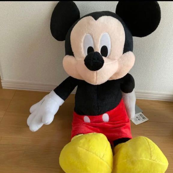 ディズニー ミッキーマウスのぬいぐるみ 特大 大きいサイズ 美品 ディズニー ミッキーマウスのぬいぐるみ 特大 大きいサイズ 美品