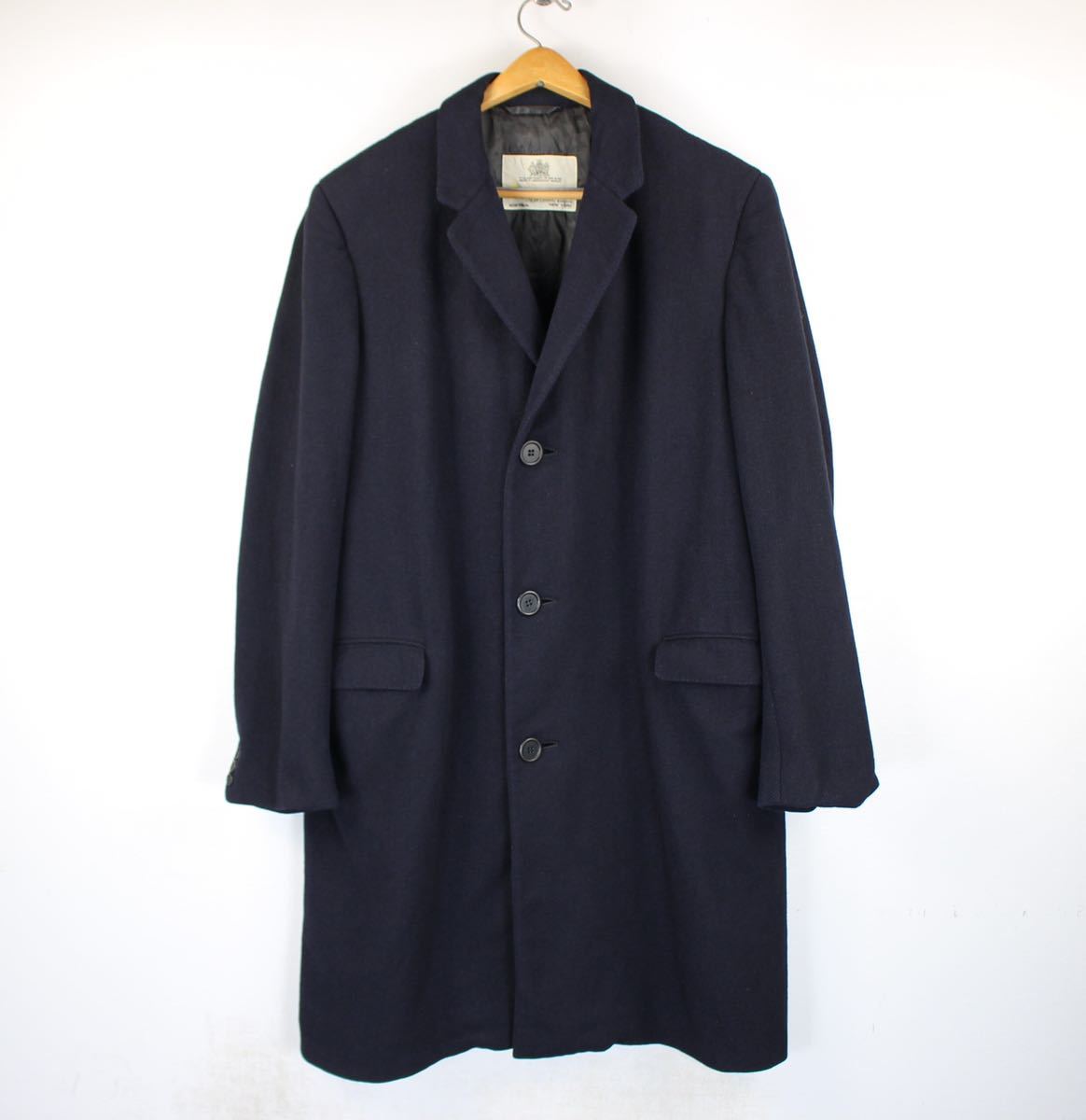 VINTAGE Aquascutum WOOL CHESTERFIELD COAT/ヴィンテージアクア VINTAGE Aquascutum WOOL CHESTERFIELD COAT/ヴィンテージアクア