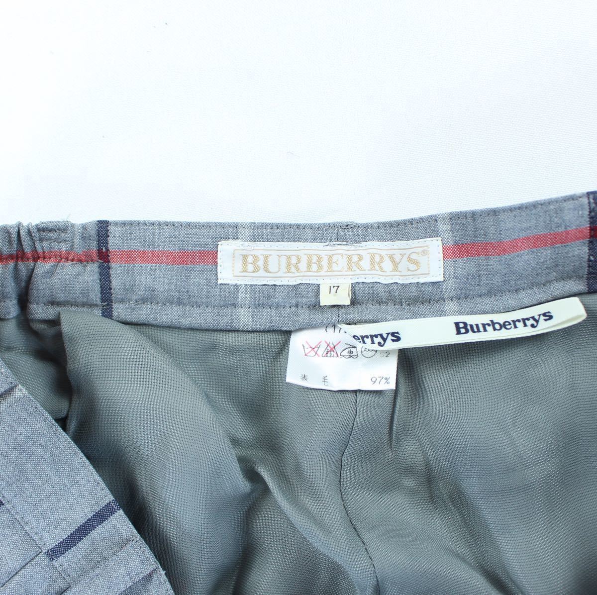 Burberrys CHECK PATTERNED WOOL SLACKS PANTS/バーバリーズチェック柄ウールスラックスパンツ2