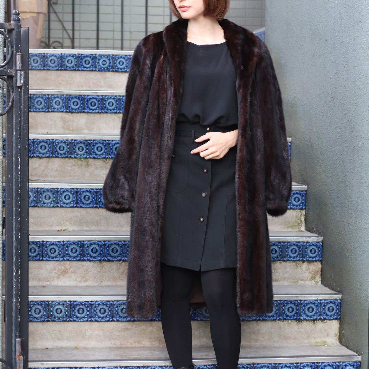 SAGA MINK ROYAL MINK FUR COAT/ サガミンクロイヤルミンクファーコート