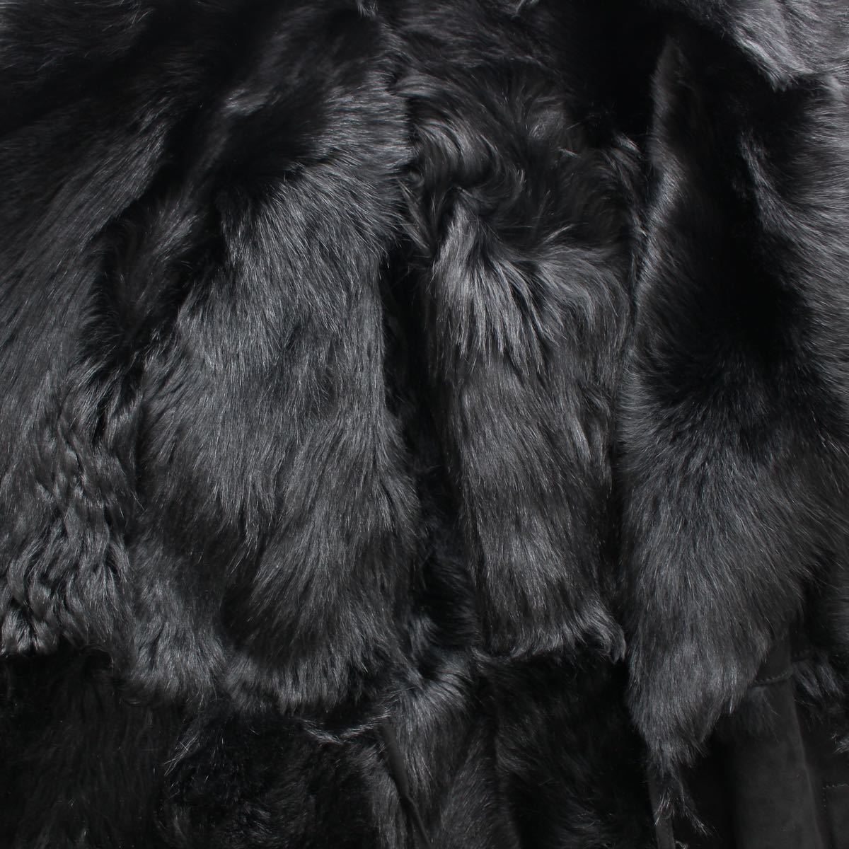 GRACE CONTINENTAL MOUTON BELTED COAT MADE IN ITALY/グレース