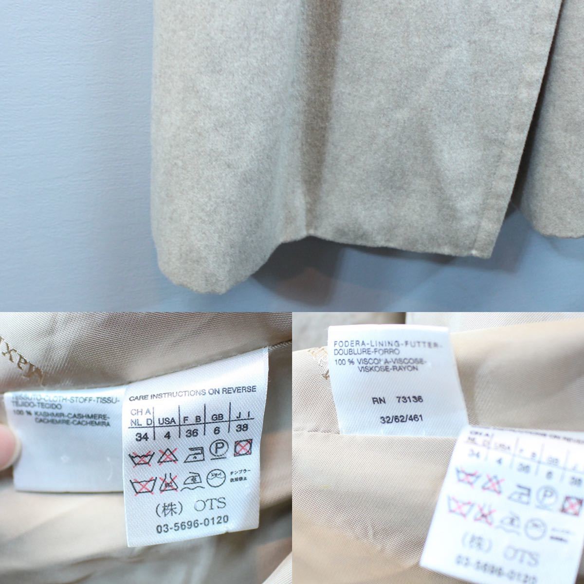 MAX MARA CASHMERE100% FOODED BELTED OVER COAT MADE IN ITALY MAX MARA CASHMERE100% FOODED BELTED OVER COAT MADE IN ITALY