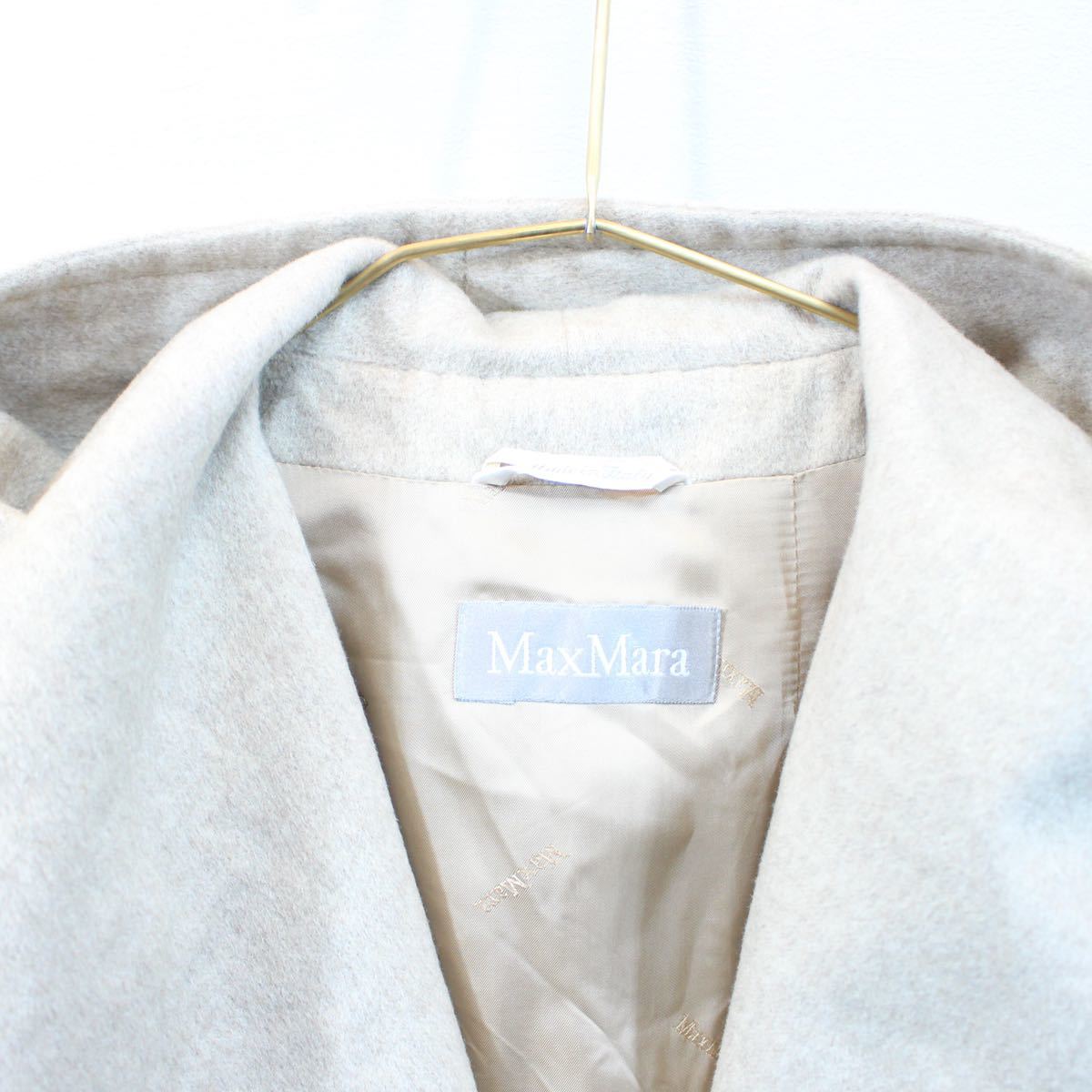 MAX MARA CASHMERE100% FOODED BELTED OVER COAT MADE IN ITALY MAX MARA CASHMERE100% FOODED BELTED OVER COAT MADE IN ITALY