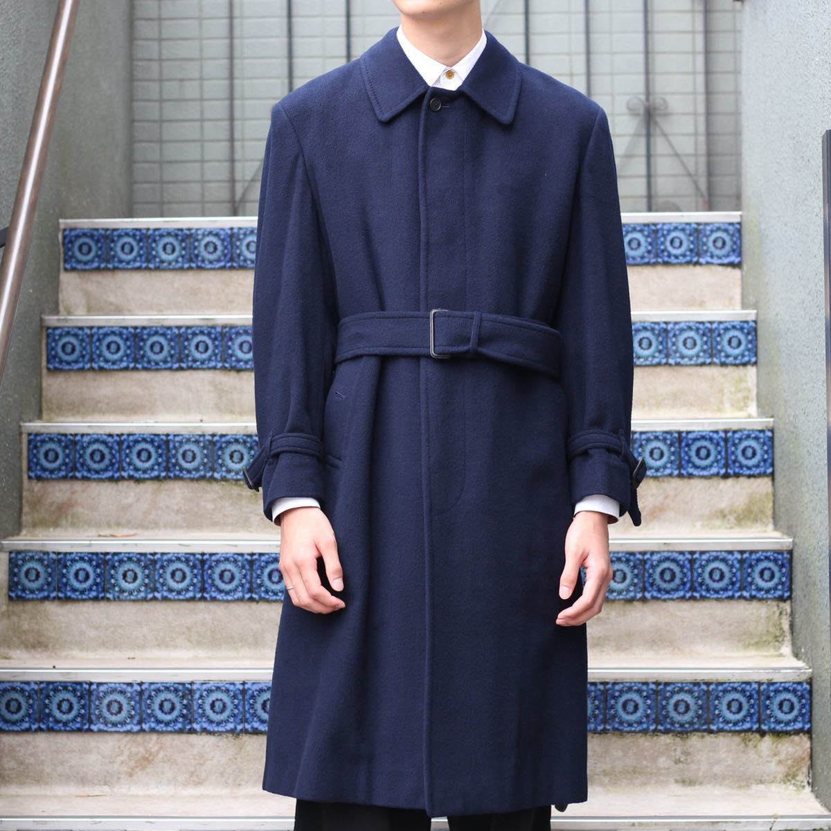 BURBERRYS PRORSUM CASHMERE100% BELTED COAT/バーバリーズプローサムカシミヤ100%ベルテッドコート_画像1