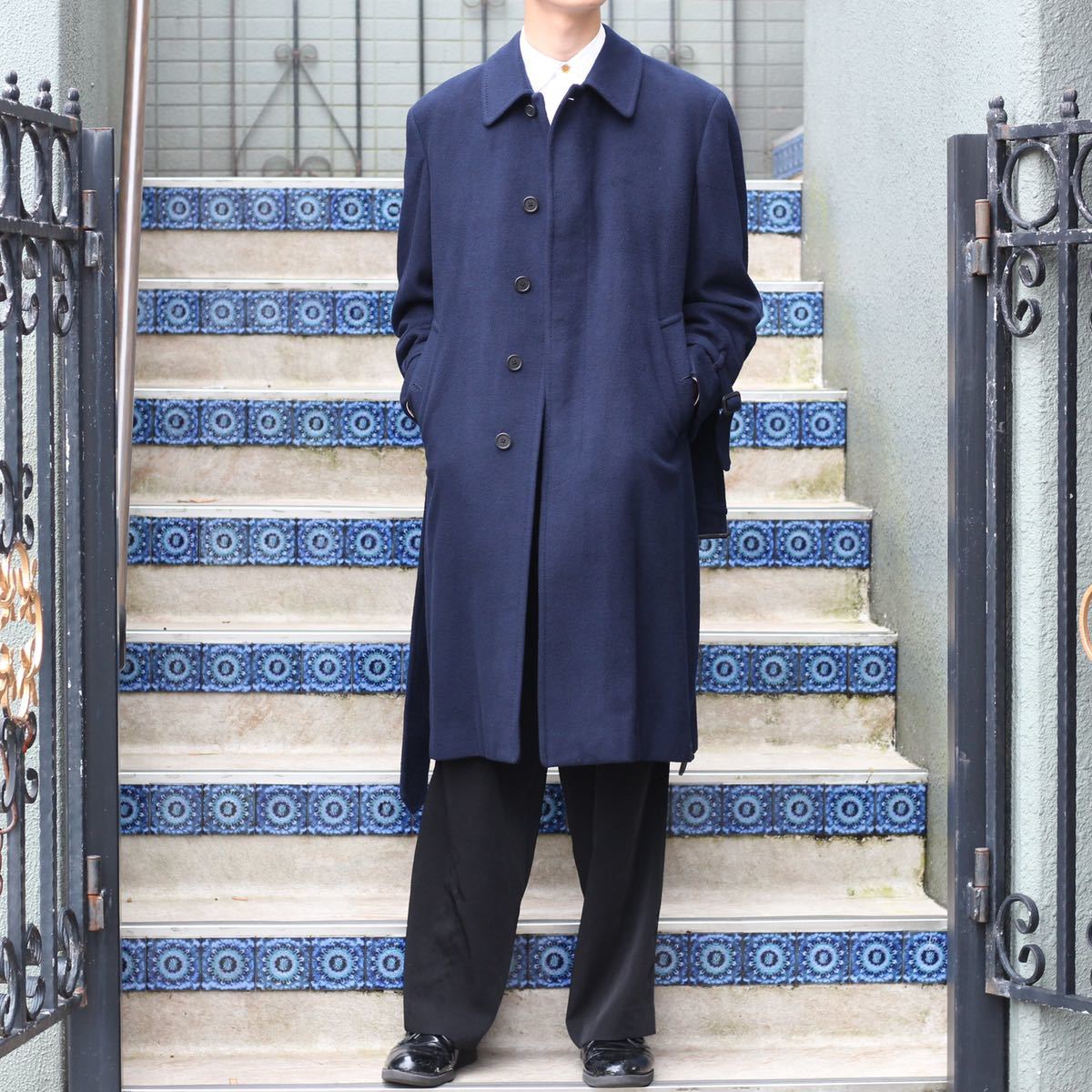 BURBERRYS PRORSUM CASHMERE100% BELTED COAT/バーバリーズプローサムカシミヤ100%ベルテッドコート_画像2