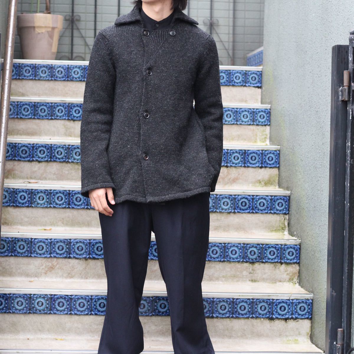 格安SALEスタート】 KNIT YAMAMOTO YOHJI Y's COAT ITALY/ワイズヨウジ