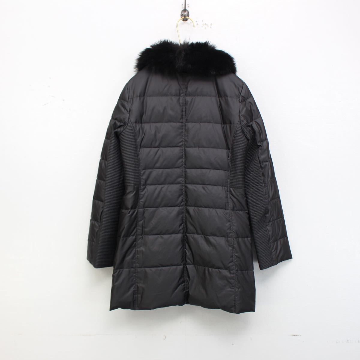 BURBERRY LONDON FUR DOWN COAT/バーバリーロンドンファー付ダウンコート