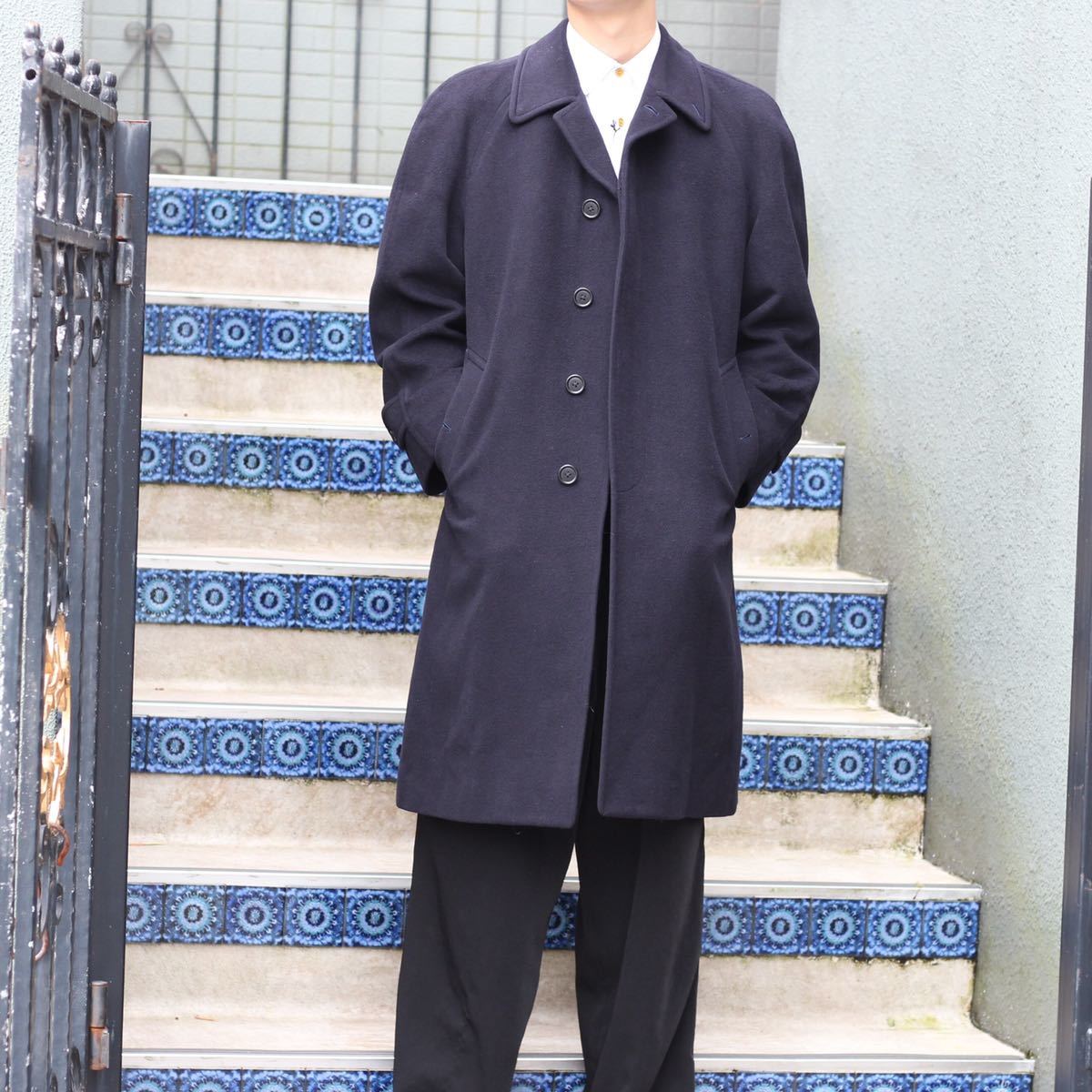 Burberrys PRORSUM CASHMERE BREND WOOL BALMACAAN COAT/バーバリーズプローサムカシミヤ混ウールバルマカーンコート(ステンカラーコート)_画像1