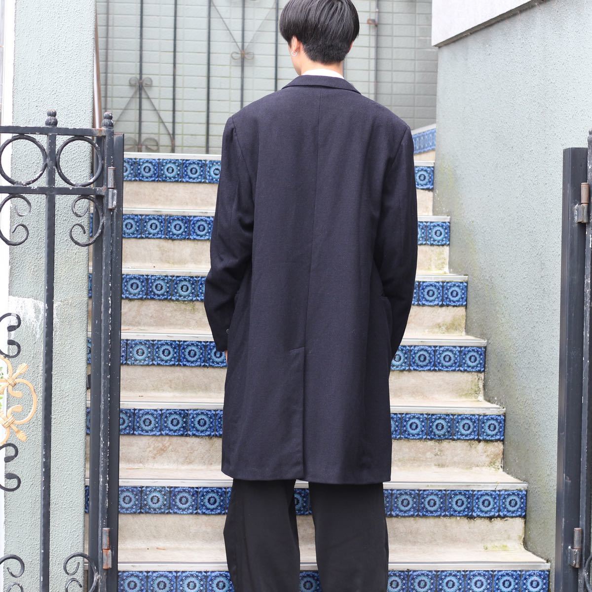 VINTAGE Aquascutum WOOL CHESTERFIELD COAT/ヴィンテージアクア VINTAGE Aquascutum WOOL CHESTERFIELD COAT/ヴィンテージアクア