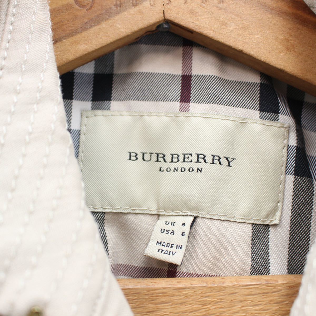 BURBERRY LONDON TRENCH COAT MADE IN ITALY/バーバリーロンドントレンチコート