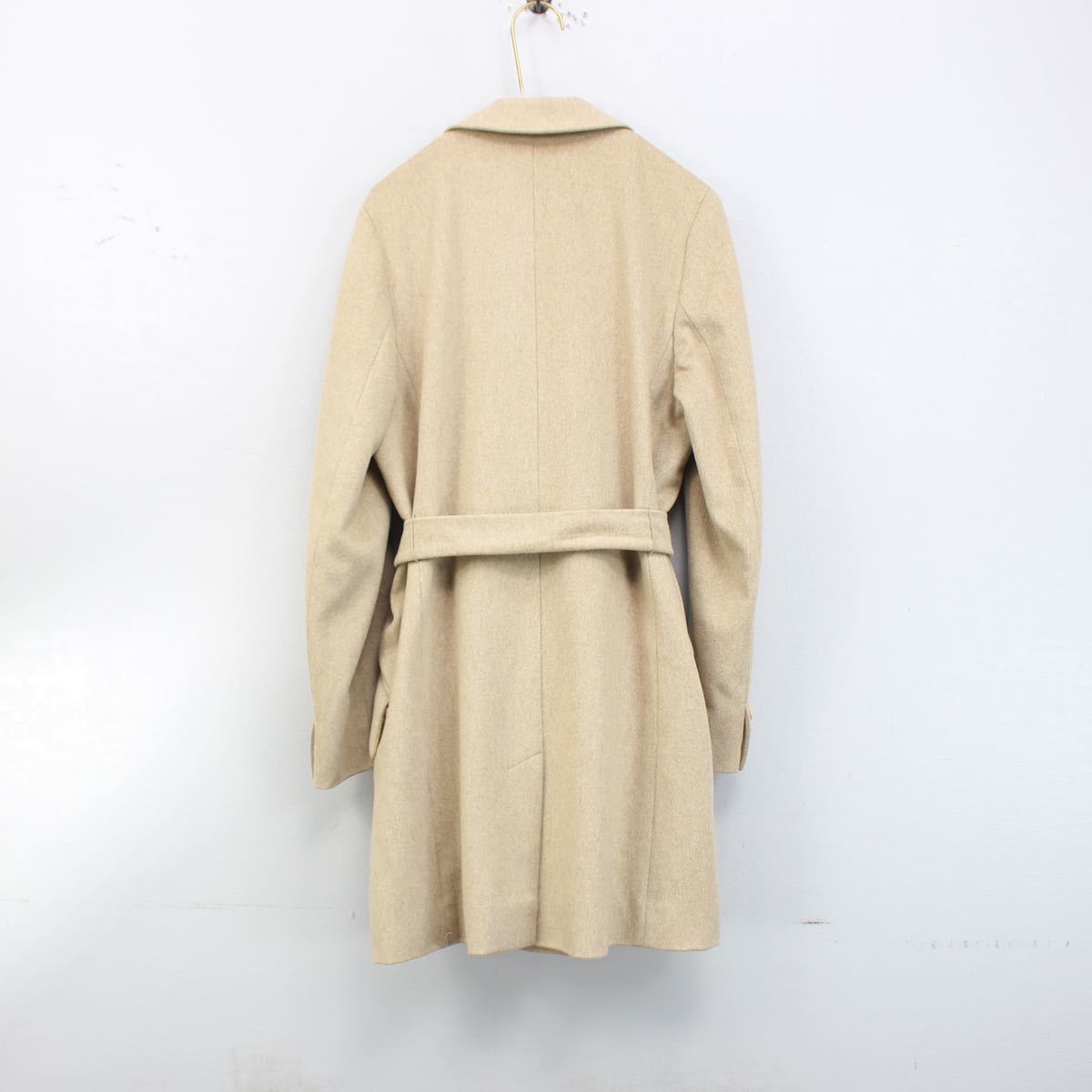 MAX MARA WOOL BELTED CHESTERFIELD COAT MADE IN ITALY/マックスマーラウールベルテッドチェスターコート