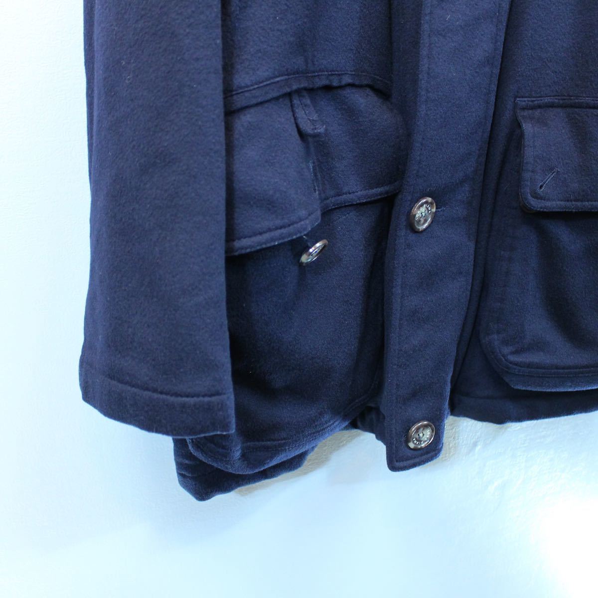 LORO PIANA CASHMERE100% STORM SYSTEM FOODED BLOUSON MADE IN LORO PIANA CASHMERE100% STORM SYSTEM FOODED BLOUSON MADE IN