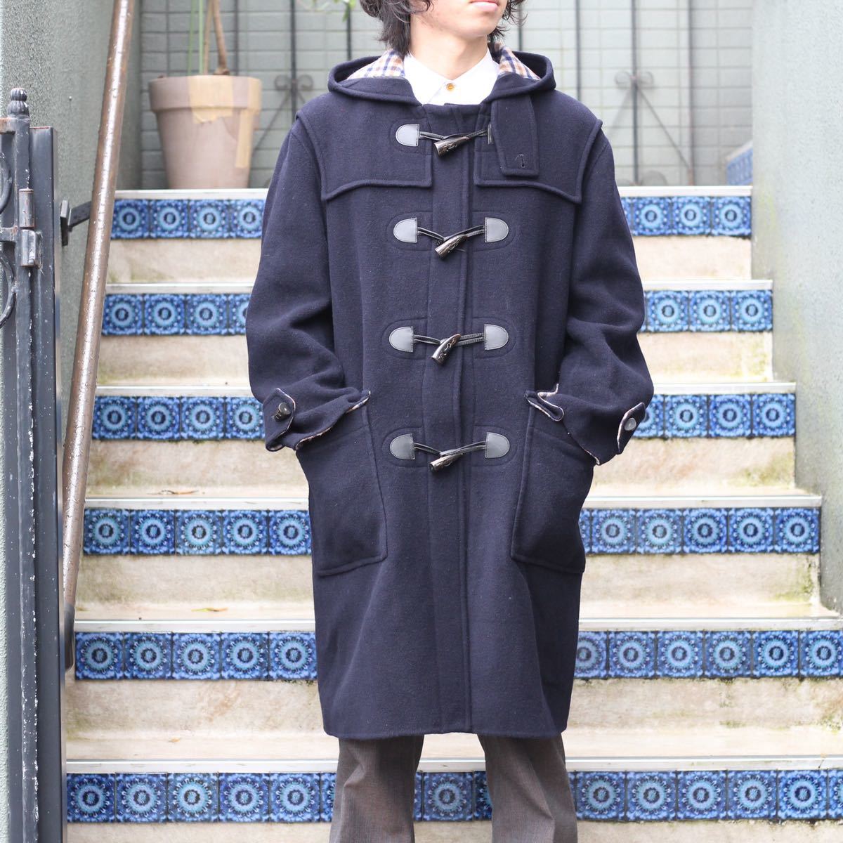 Aquascutum WOOL DUFFLE COAT MADE IN JAPAN/アクアスキュータムウールダッフルコート 