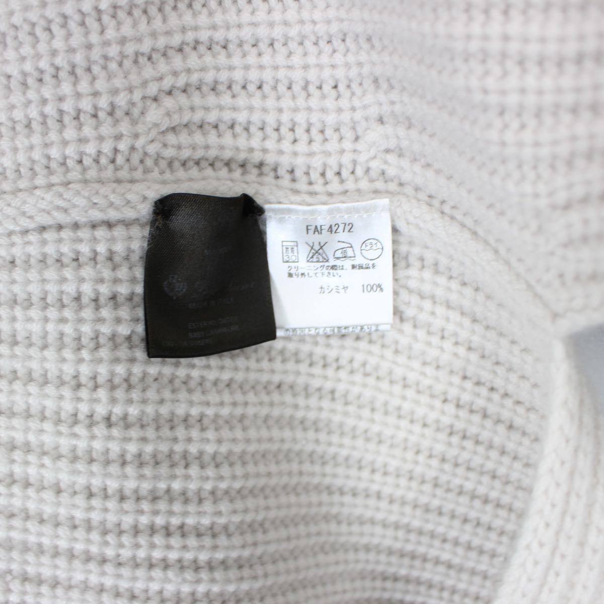 LORO PIANA CASHMERE100% CARDIGAN MADE IN ITALY/ロロピアーナ