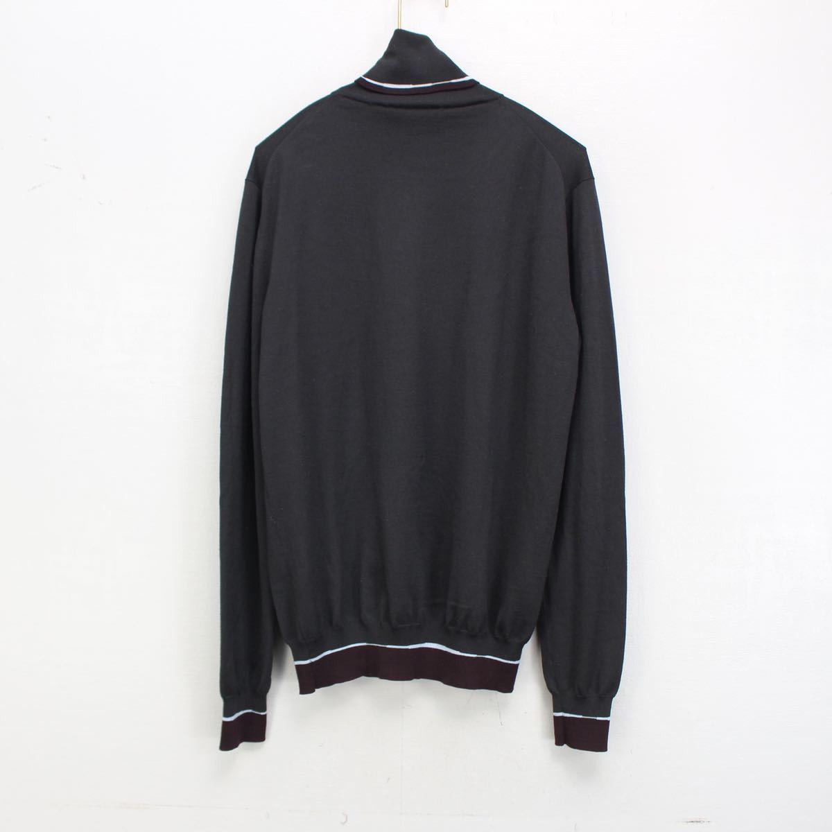 HERMES WOOL DESIGN HIGH NECK KNIT/エルメスウールデザインハイネック