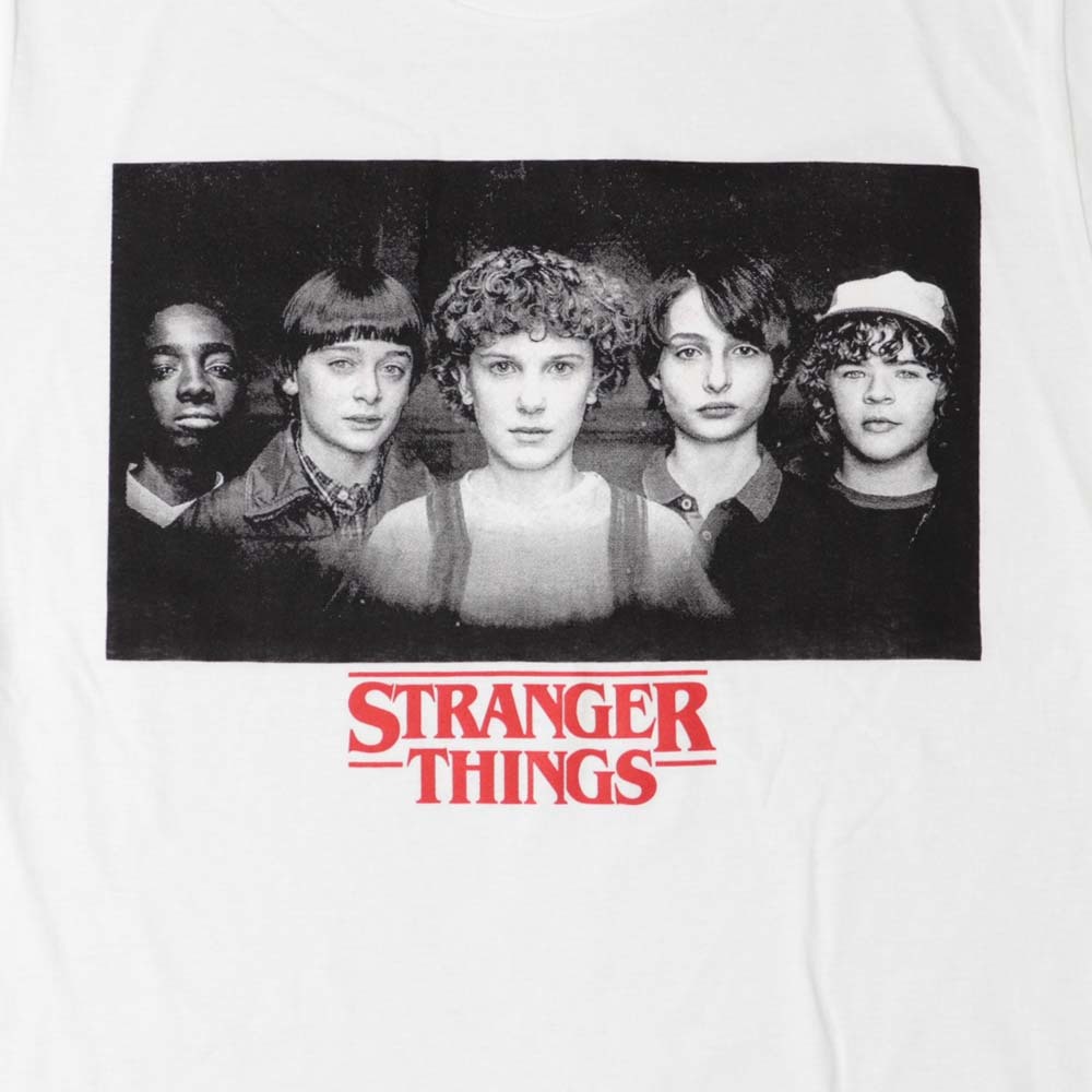 kr6●新品 白 Lサイズ●ストレンジャーシングス STRANGER THINGS 半袖Tシャツ//バンドTシャツ ロックTシャツ 未知の世界 SF ホラー 11_画像2