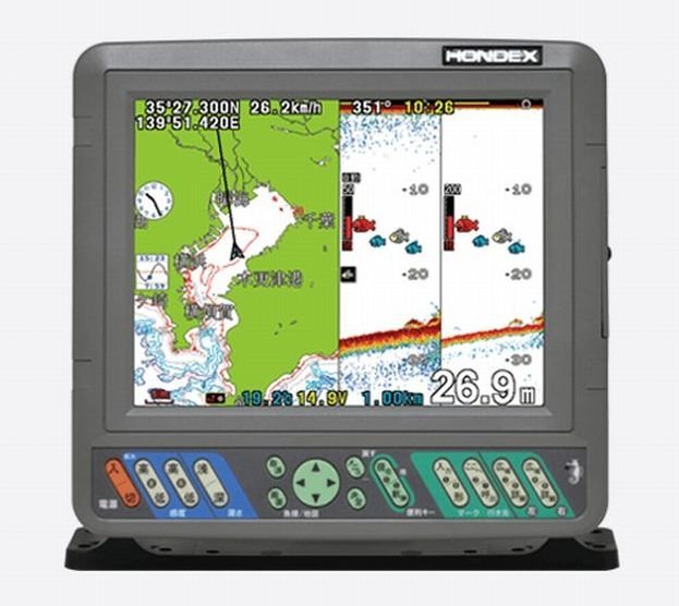 PS-800GP(S) HONDEX (ホンデックス) 8.4型 GPS内蔵プロッター魚探