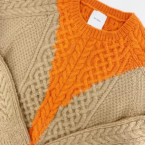 コウタグシケン Kintsugi Cable Jumper ケーブルニット セーター 古着