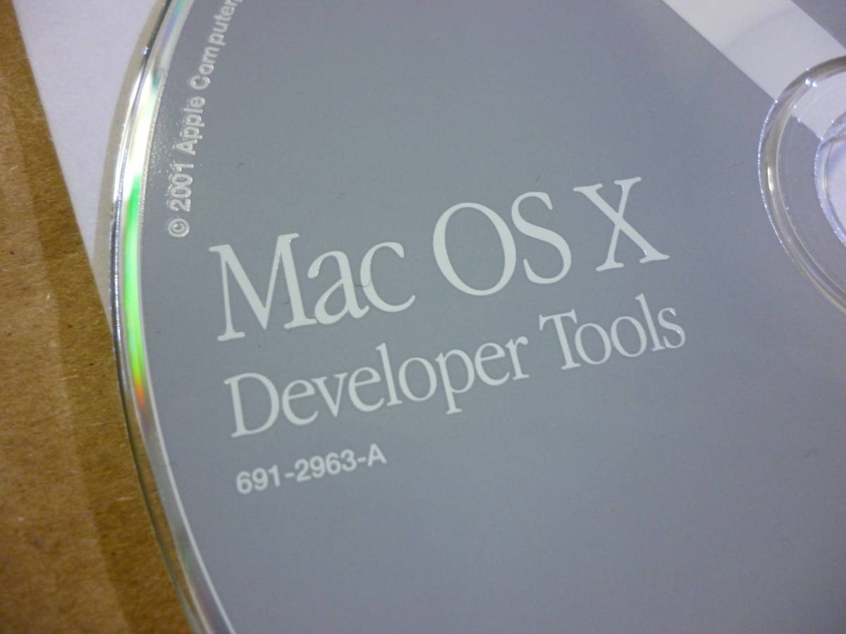 ★中古★Apple Mac OS X version 10.0 インストールディスク Developer Toolsの画像3