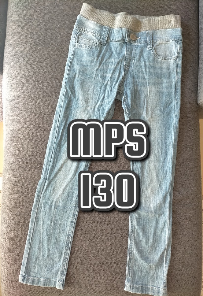 Right-on　MPS　MERRY POP STUDIO　スキニーデニム　(130) 　デニムロングパンツ　デニム　長ズボン