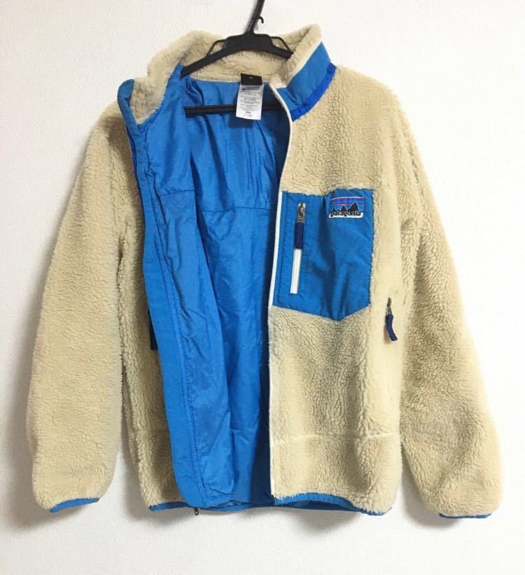 通販激安】 パタゴニア レトロX キッズL アラスカブルーpatagonia