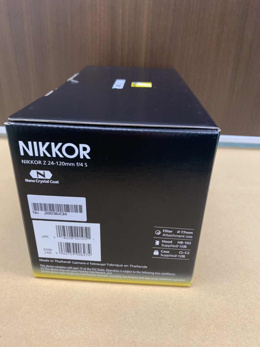 【B-0243-88】★1円スタート★新品★未開封★ニコン NIKKOR Z 24-120mm f/4 S_画像2