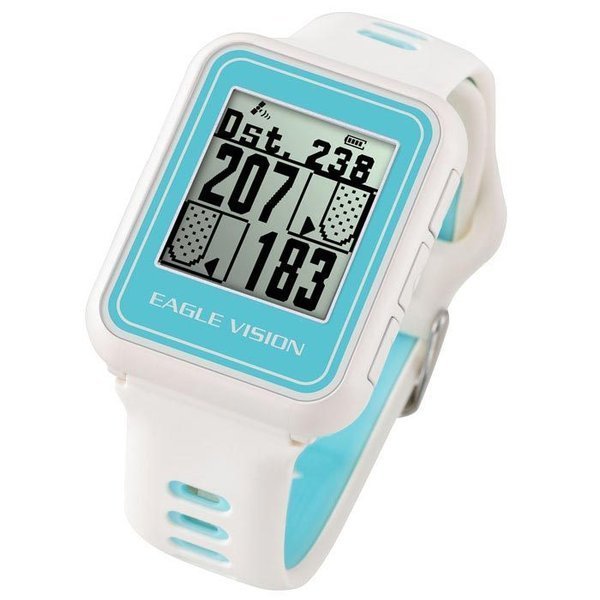 イーグルビジョン 腕時計型GPSゴルフナビ watch5 EV-019 ホワイト 