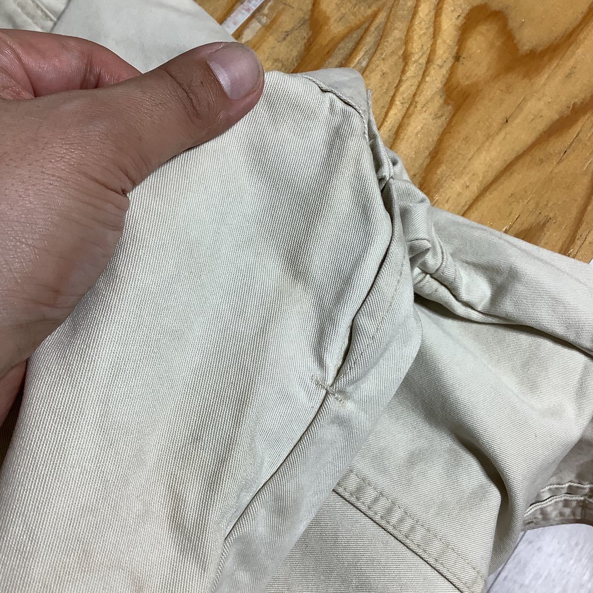 u1025 Wrangler Wrangler color denim jacket F beige lady's Tracker jacket made in Japan 