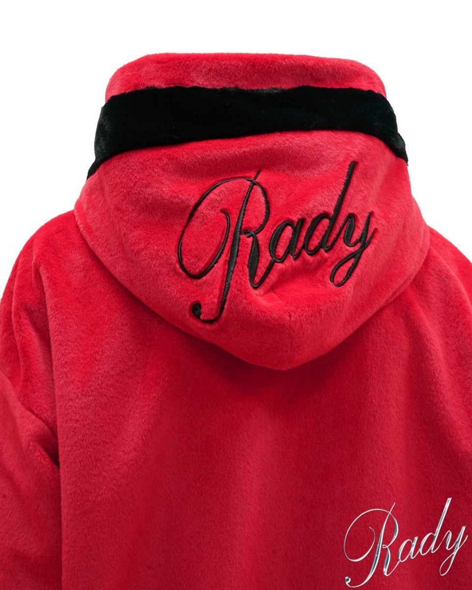 Rady フードロゴメンズファーブルゾン Lサイズ レッド|Yahoo Rady フードロゴメンズファーブルゾン Lサイズ レッド|Yahoo