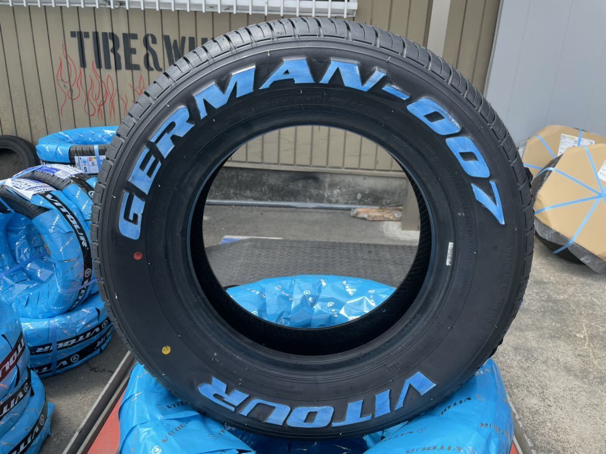 ヴィツァーGERMAN-007☆165/70R12☆ホワイトレター☆ハイゼット他-
