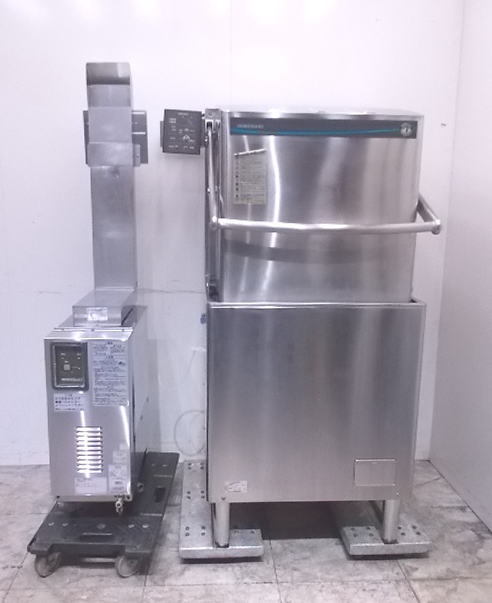 中古厨房 ホシザキ 食器洗浄機 JWE-680B 都市ガスブースター付 60Hz専用 640×730×1470 /22J0201S_画像2