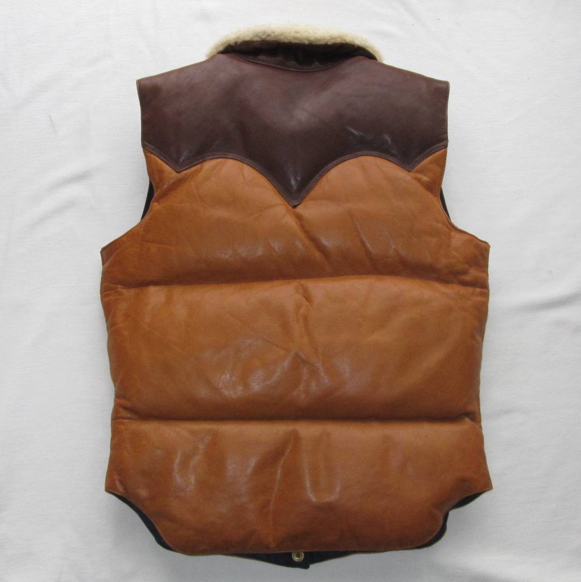 * 70s Vintage Rocky mountain all leather down vest (7/8) original / vintage / Vintage / 1970s